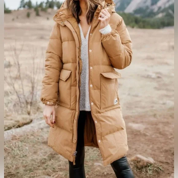 The North Face Down Sierra Hooded Parka coat 600 series sz large - Picture 1 of 5